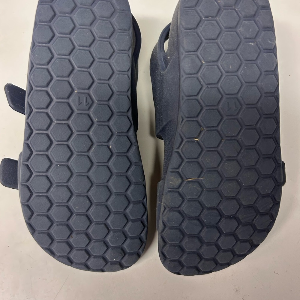 Kids Navy Sandals - Picture 2 of 2